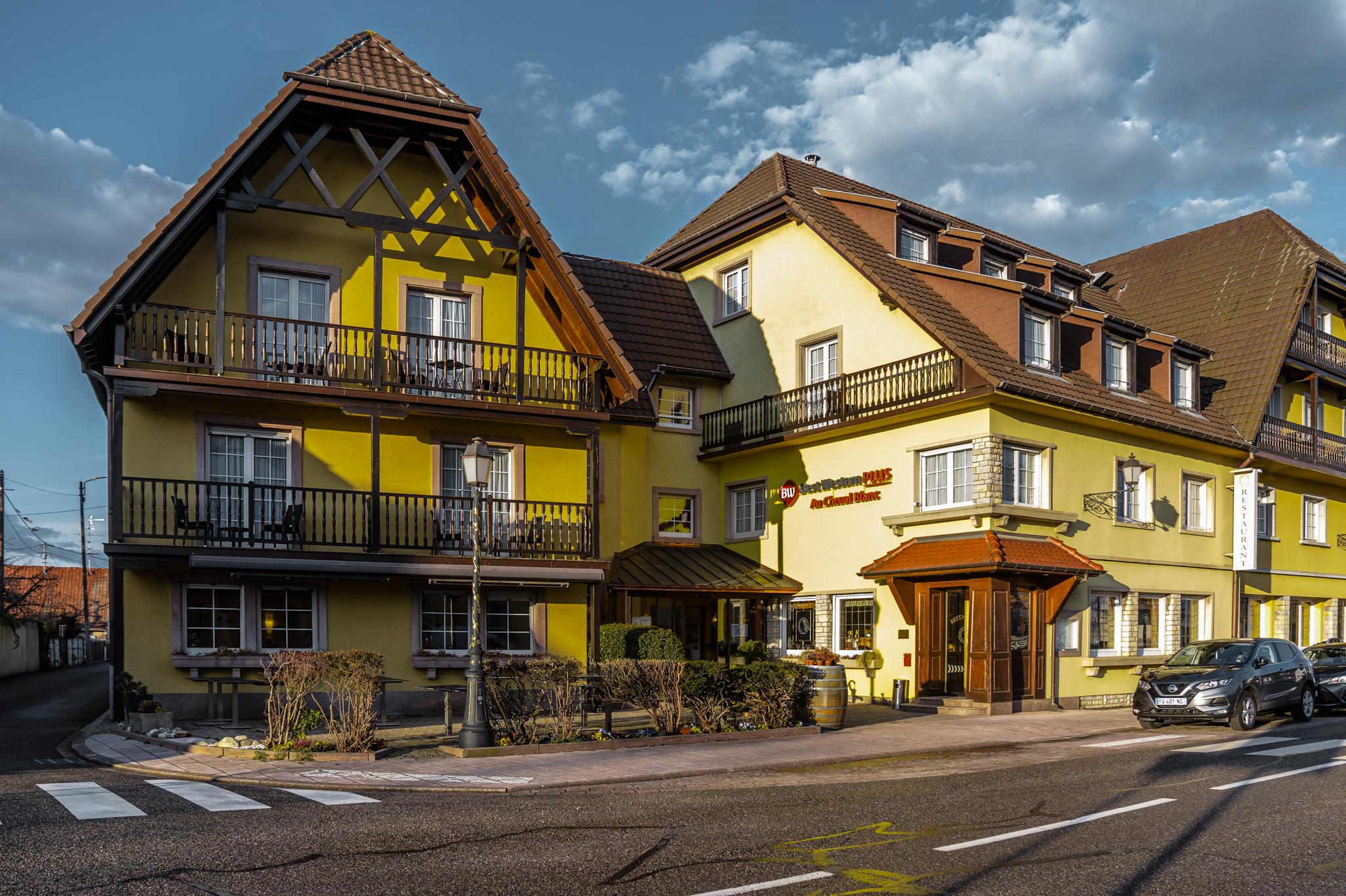 Hotel Best Western Plus Au Cheval Blanc A Mulhouse Baldersheim Exterior foto