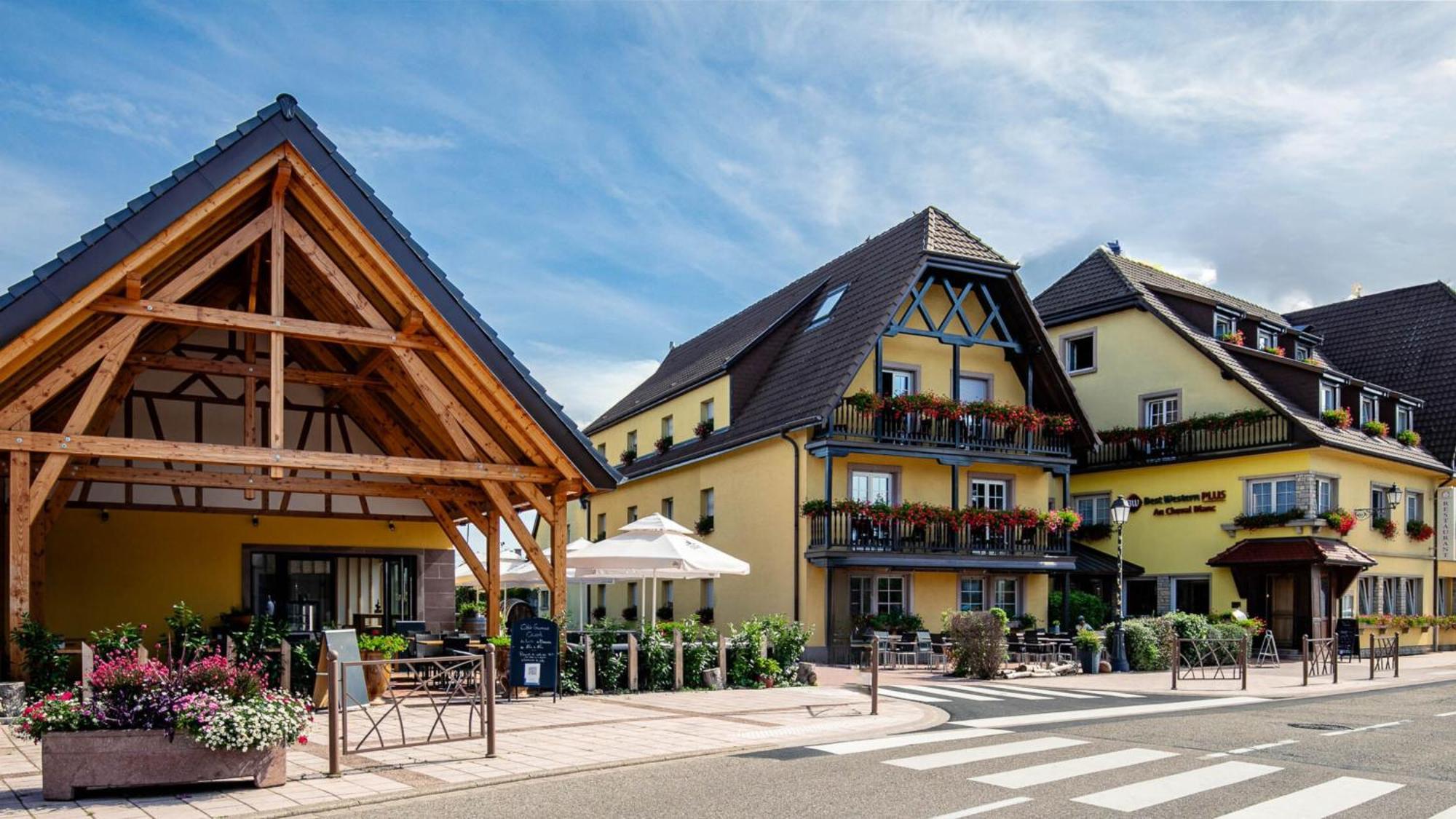 Best Western Plus Au Cheval Blanc A Mulhouse Baldersheim Exterior foto
